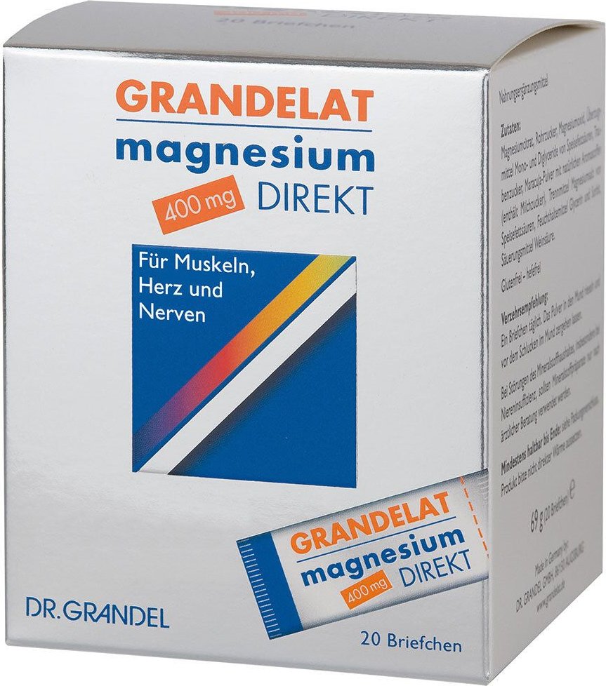 Magnesium Direkt 400 mg Grandelat Pulver 20 St
