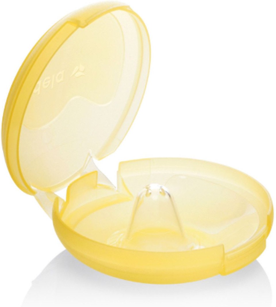 Medela Brusthütchen Contact L m.Aufbw.Box 2 St Brusthütchen, -hauben, -schalen