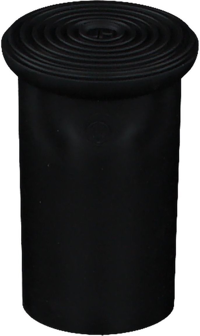 Krückenkapsel 18 mm Damen schwarz 1 St Zubehör