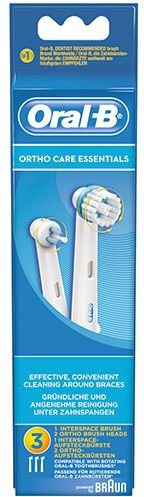 Oral B Aufsteckbürsten Ortho Care Essentials 3 St Zahnbürste