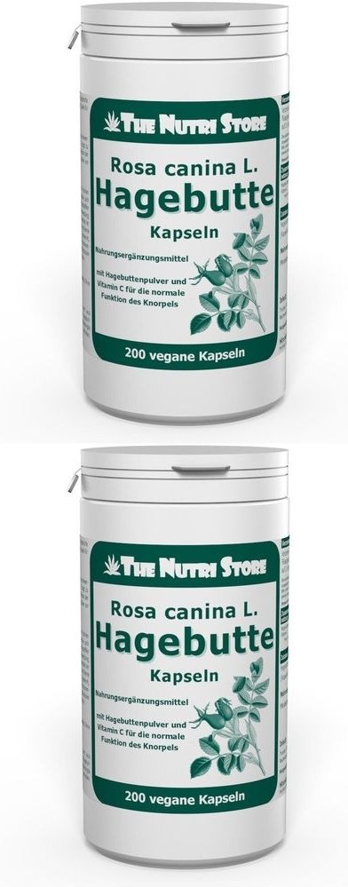 Hagebutte 750 mg Rosa canina L.Kapseln 2x 2x200 St Kapseln