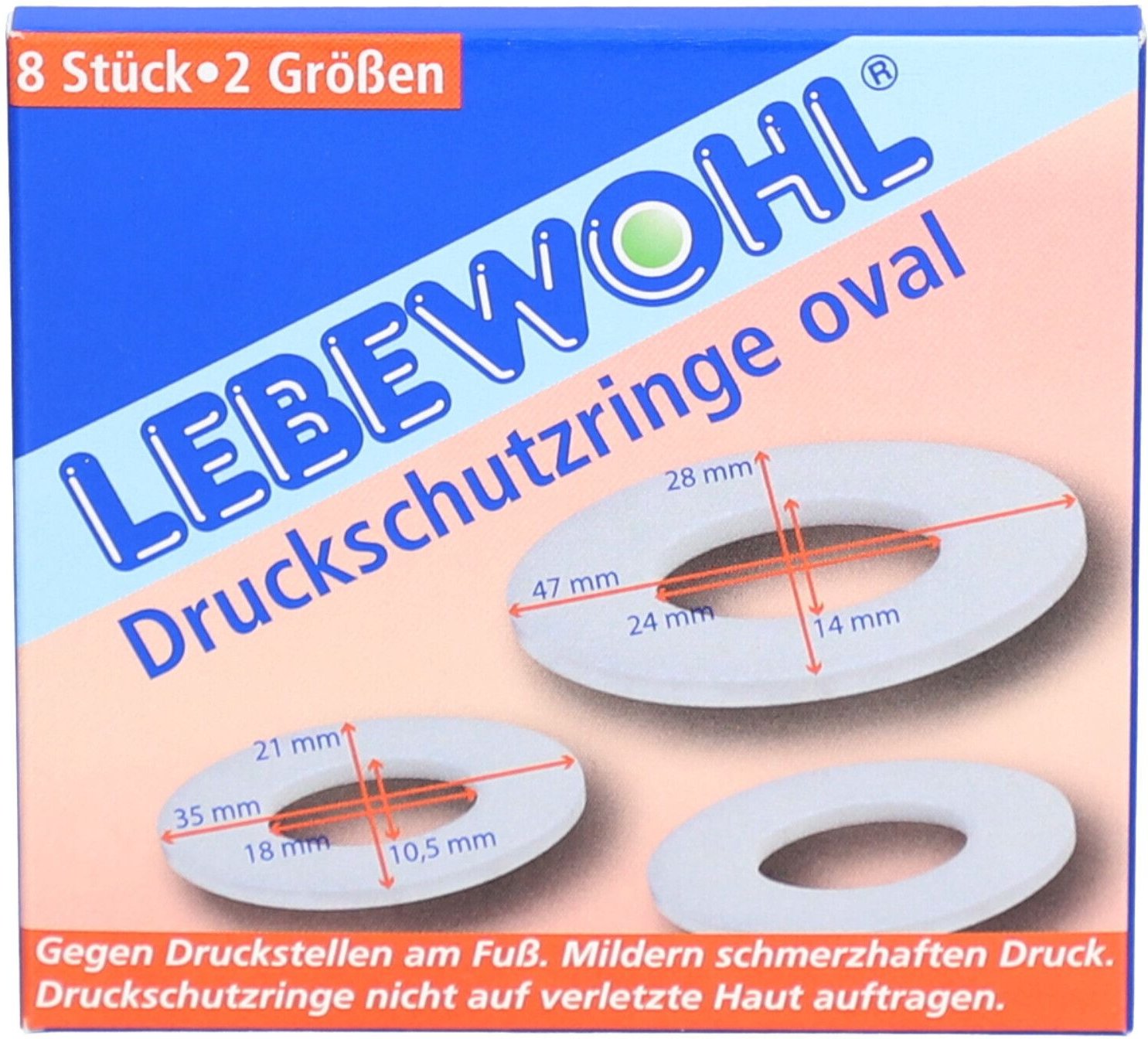 Lebewohl Druckschutzringe ov