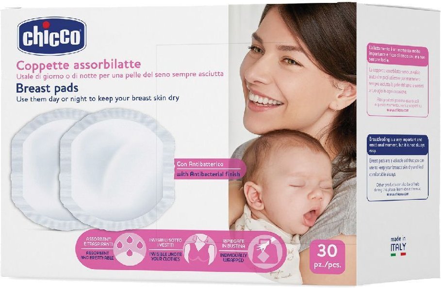 CH Coppette Assorbilatte 30 St Kompressen