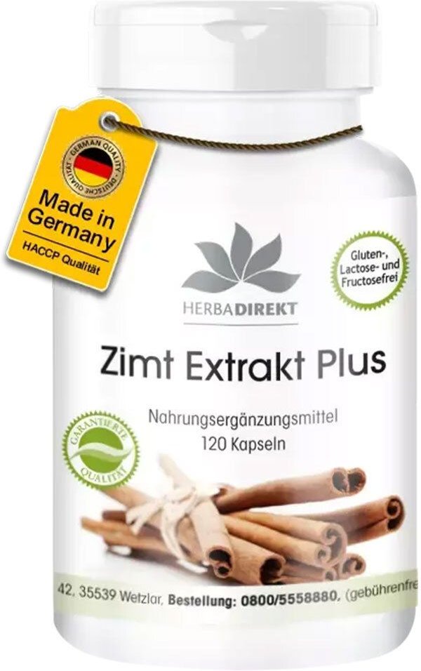 Zimt Extrakt Plus Kapseln 120 St