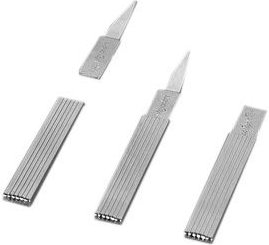 Zahnstocher Silberblatt flach 1 St