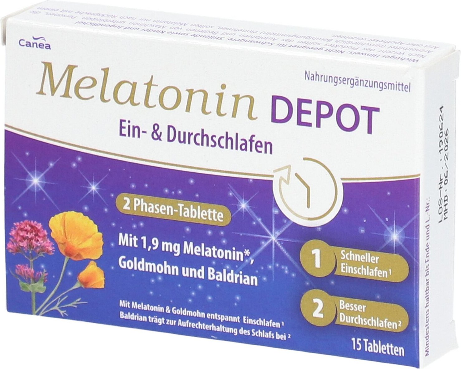 Melatonin Depot Ein- & Durchschlaf-Tabletten 15 St Tabletten