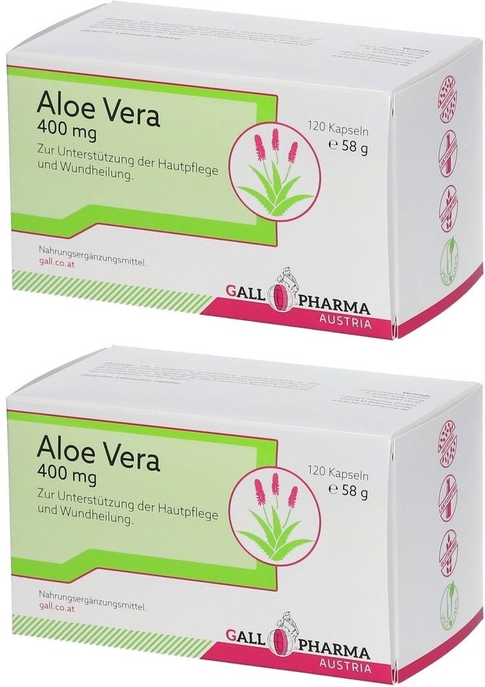 Aloe Vera 400 mg GPH Kapseln 2x 2x120 St