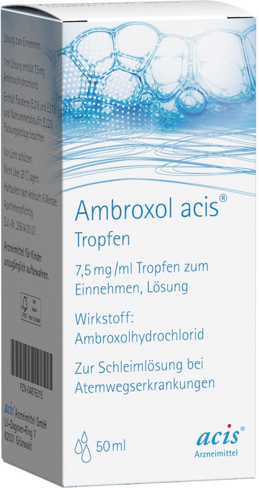 Ambroxol acis Tropfen 50 ml zum Einnehmen