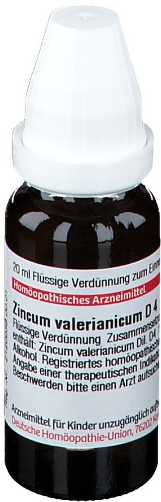 Zincum Valerianicum D 4 Dilution 20 ml