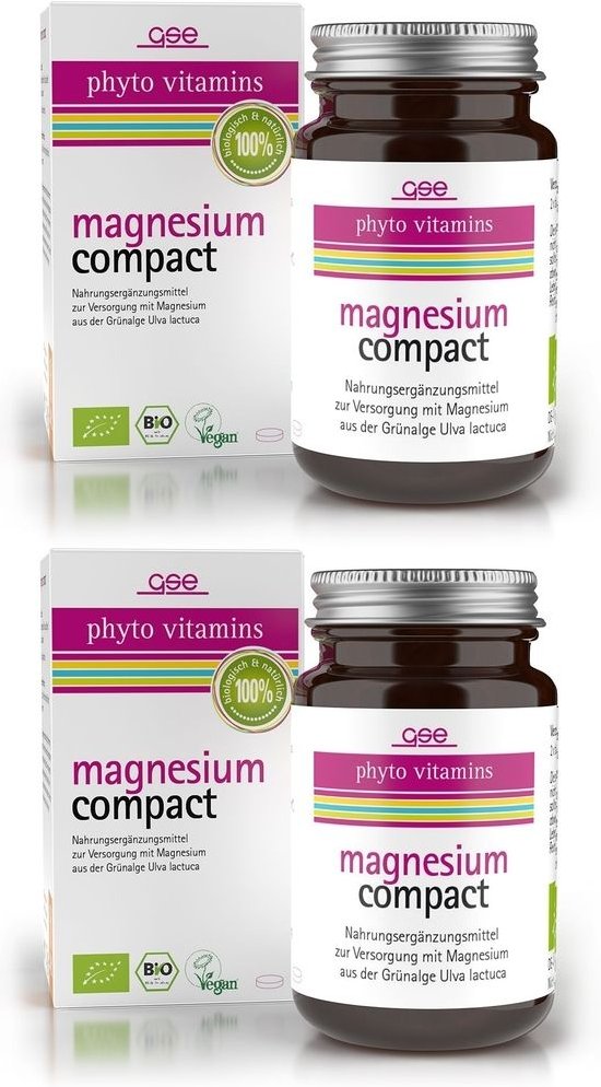 GSE Magnesium Compact Bio Tabletten 2x 2x60 St