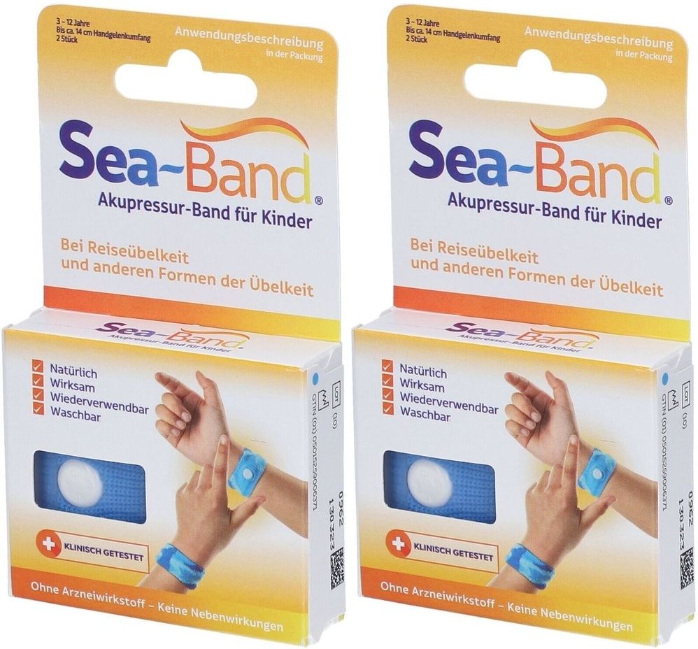 2x Sea-Band Akupressurband für Kinder 2x2 St Bandage(s)