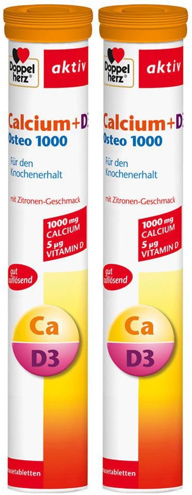 Doppelherz Calcium+D3 Osteo 1000 Brausetabletten