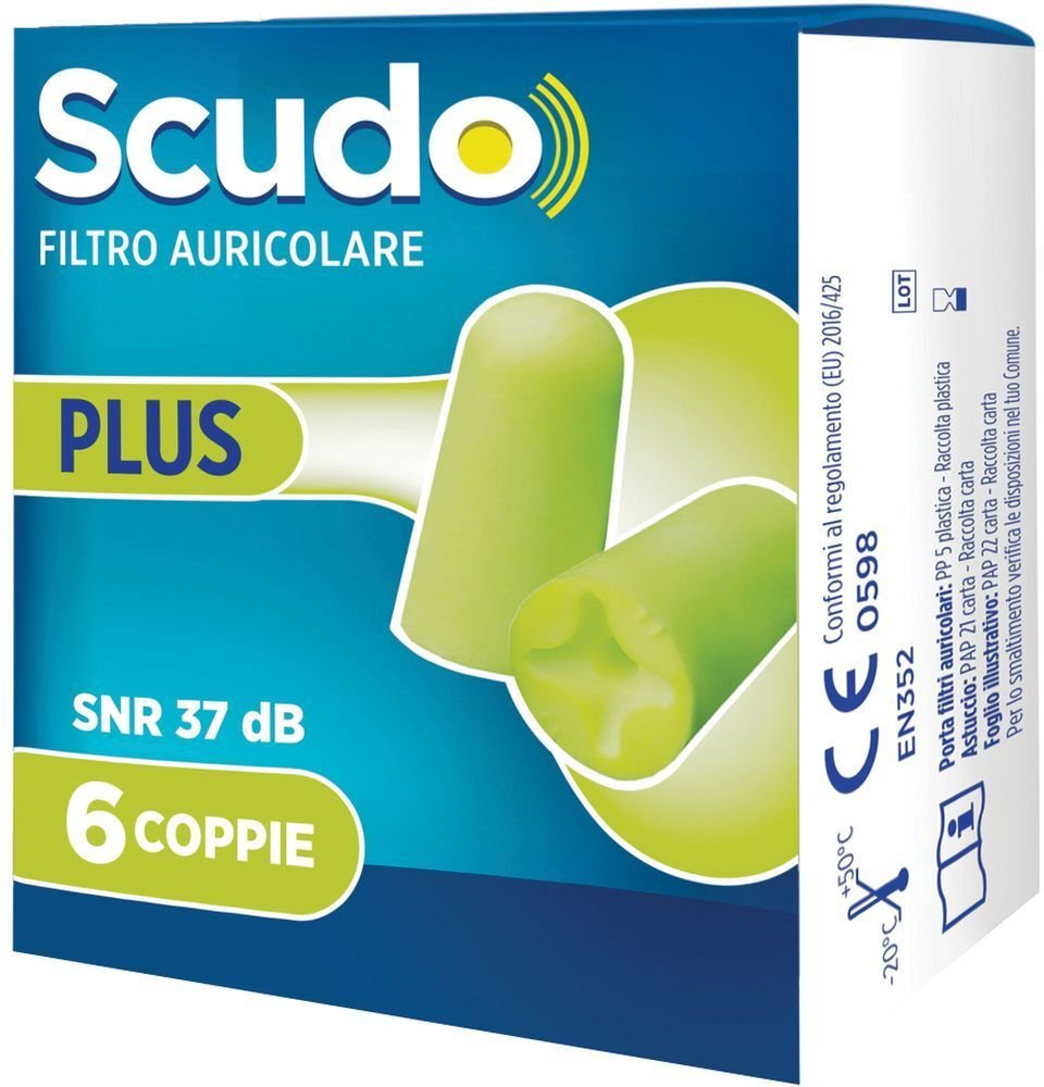 Scudo Filtro Auric Plu5-11 6PA 12 St Ohrstöpsel