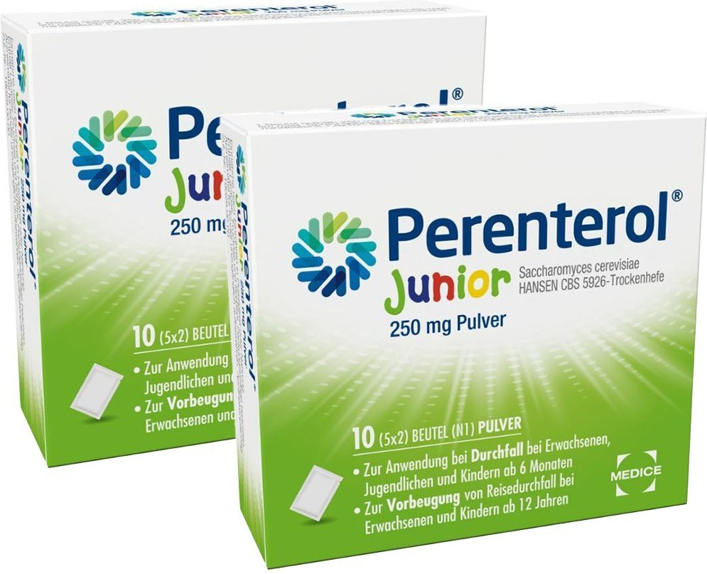 Perenterol® Junior 250 mg Pulverh1. Doppelpack 2x10 St Pulver