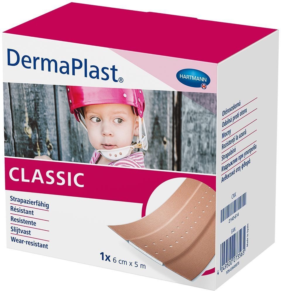 Dermaplast Classic Wundpflaster 6 cmx5 m 1 St Pflaster