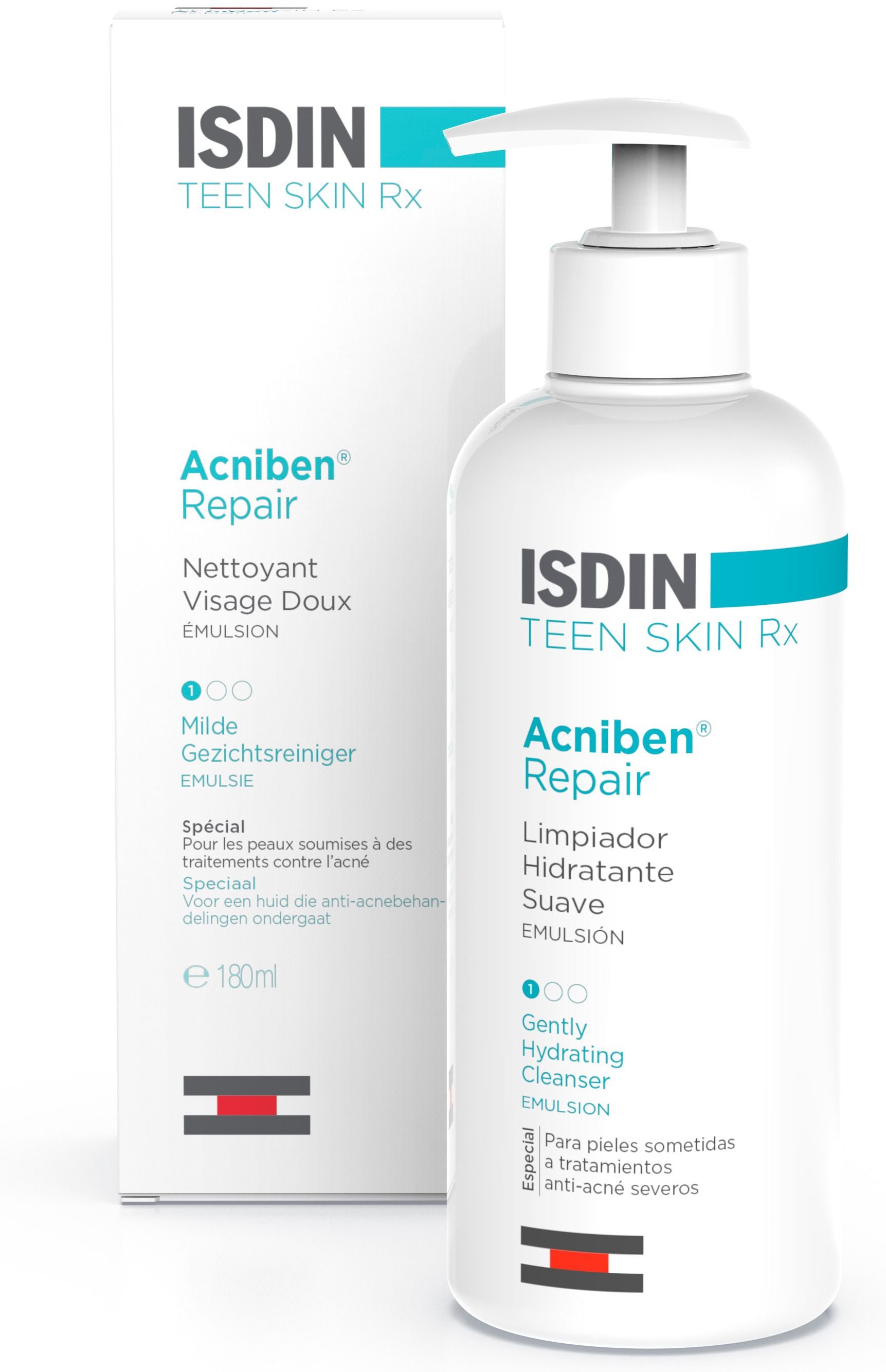 Thumbnail - Isdin Acniben Repair Reinigungsemulsion 180 ml Emulsion