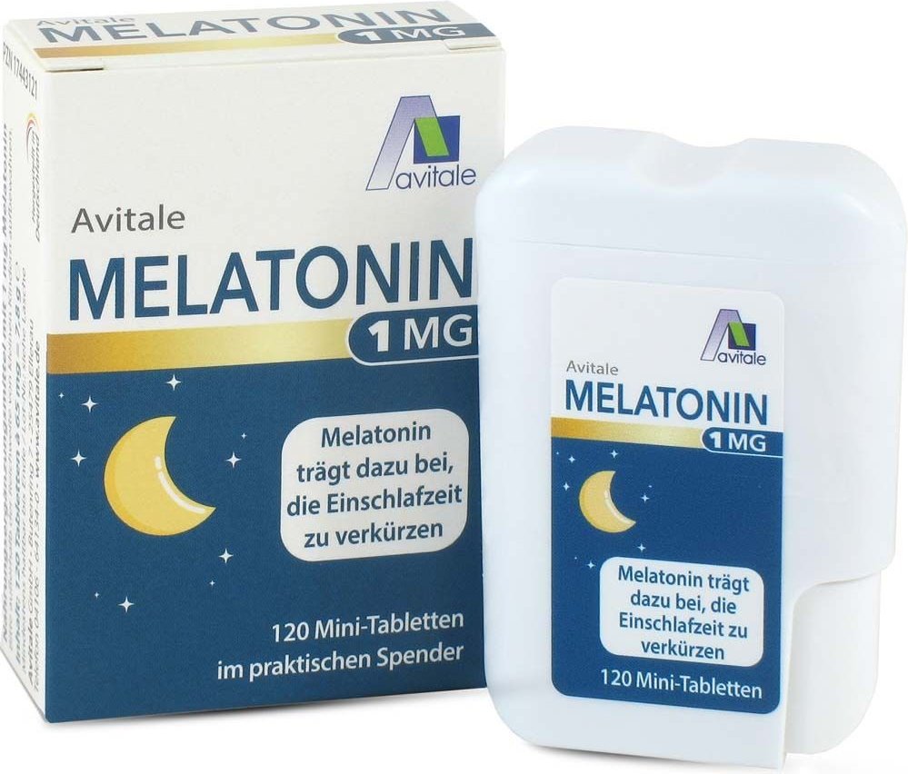 Melatonin 1 mg Mini-Tabletten im Spender 120 St Tabletten