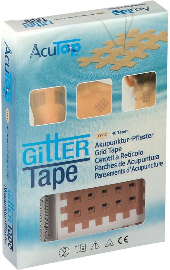 Gitter Tape AcuTop 5x6 cm 20x2 St Pflaster