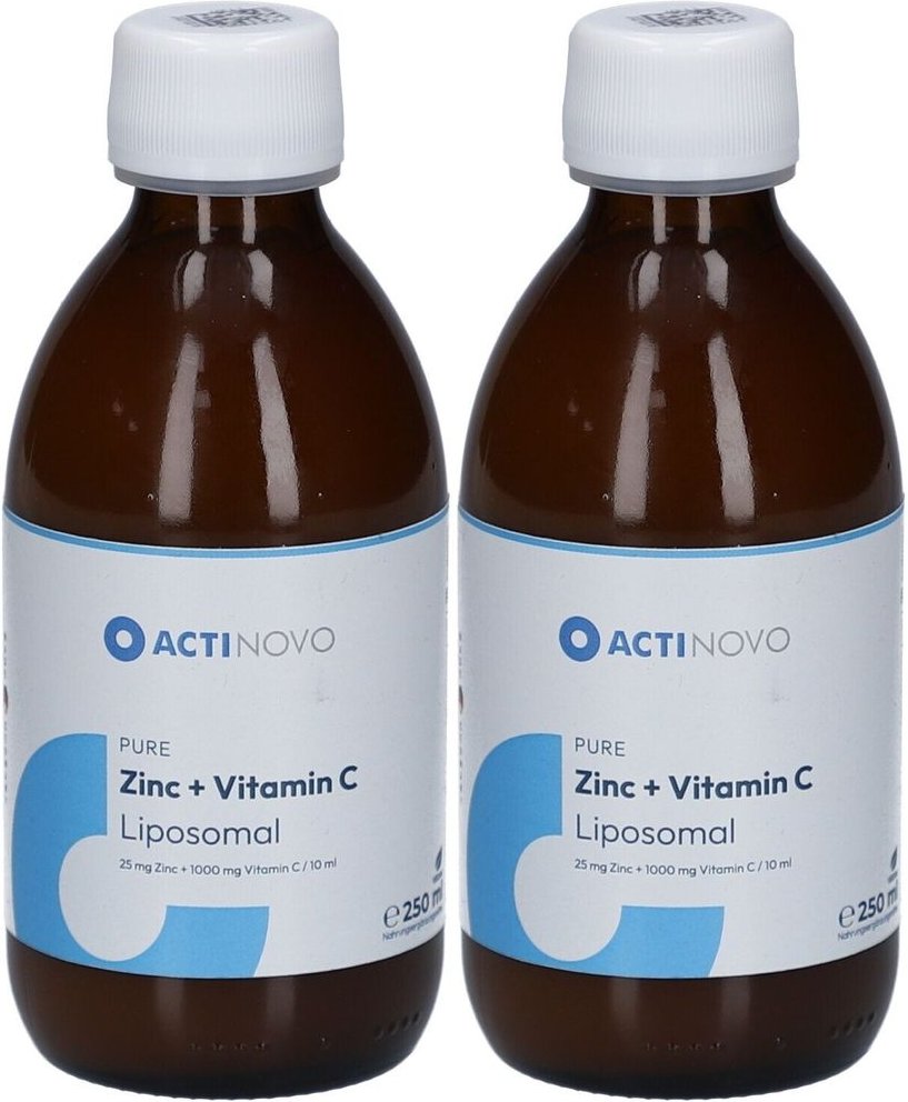 Liposomales Zink + Vitamin C 2x 2x250 ml Lösung zum Einnehmen
