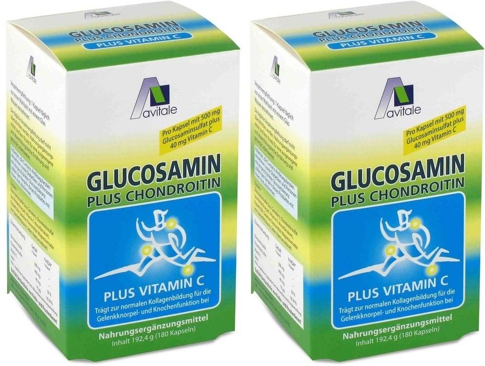 Glucosamin 500 mg+Chondroitin 400 mg Kapseln 2x 2x180 St