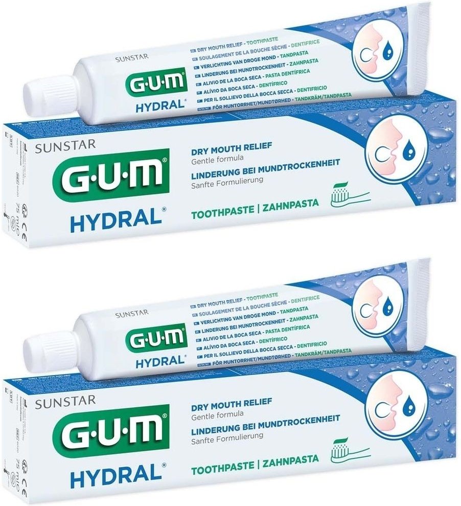 GUM Hydral Zahnpasta x2 2x75 ml