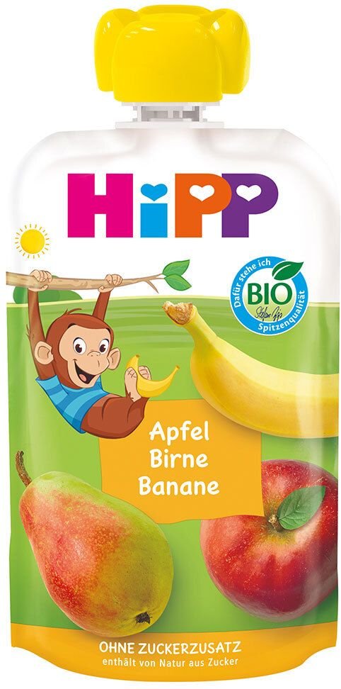 Hipp HiPPiS Apfel Birne Banane Btl 100 g Futter