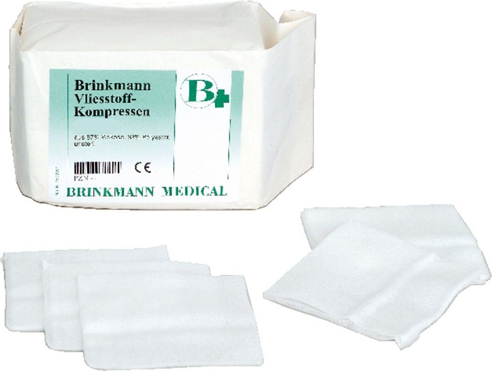 Vliesstoff-Kompressen 5x5 cm steril 4fach