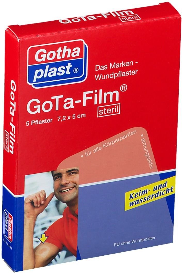 Gota Film steril 5x7,2 cm Pflaster 5 St