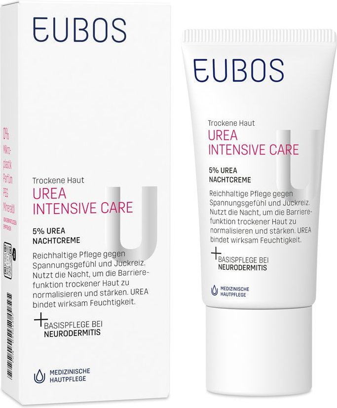 Eubos Trockene Haut Urea 5% Nachtcreme 50 ml