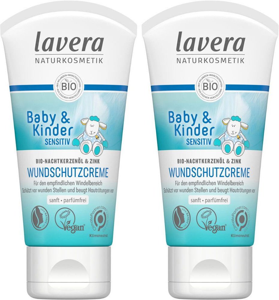 2x Lavera Baby & Kinder sensitiv Wundschutzcreme 2x50 ml Creme