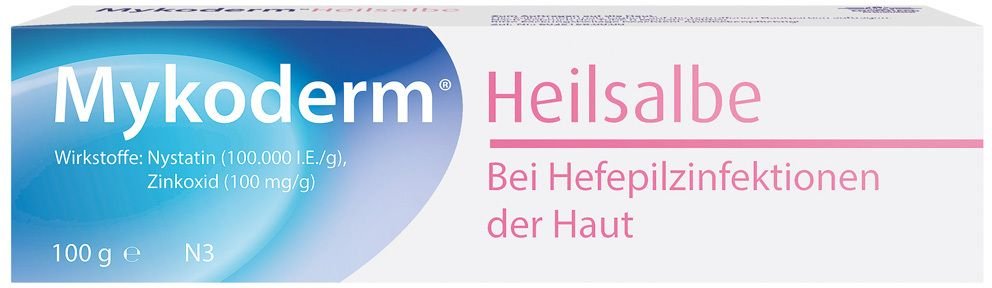 Mykoderm Heilsalbe Nystatin u.Zinkoxid 100 g Salbe