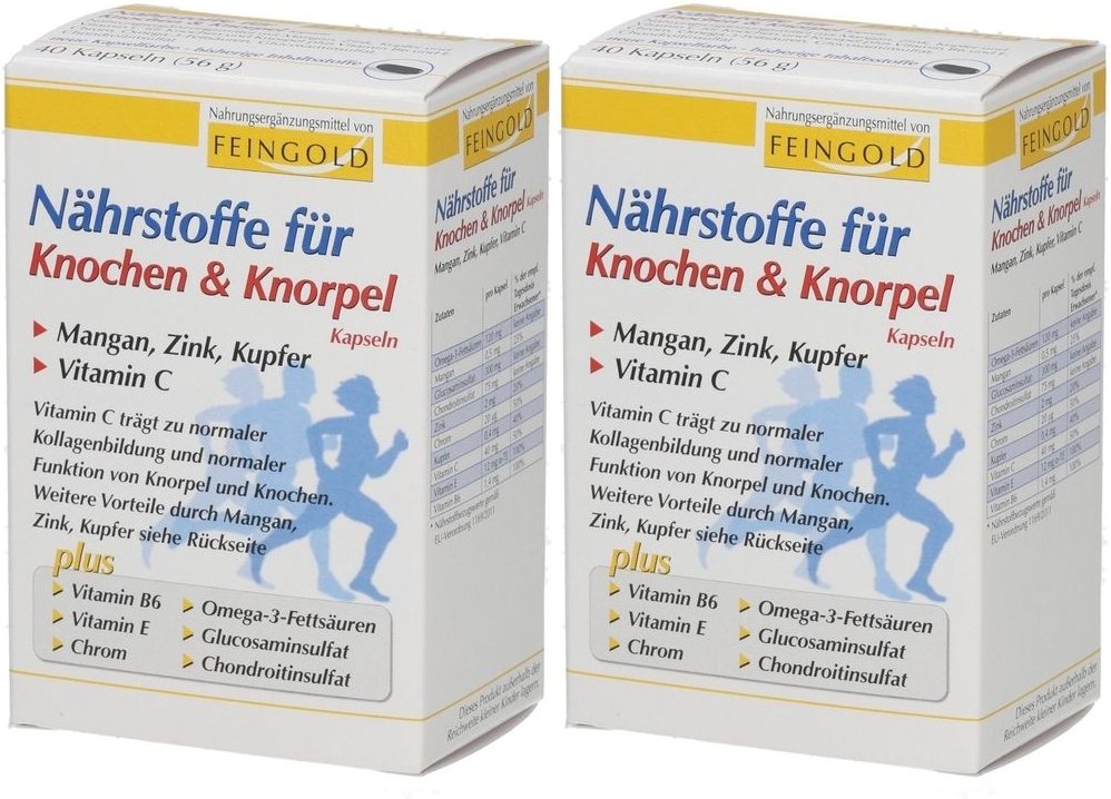 Nährstoffe für Knochen & Knorpel Kapseln 2x 2x40 St Weichkapseln