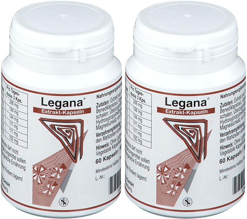 Legana Extrakt-Kapseln 2x 2x60 St Kapseln