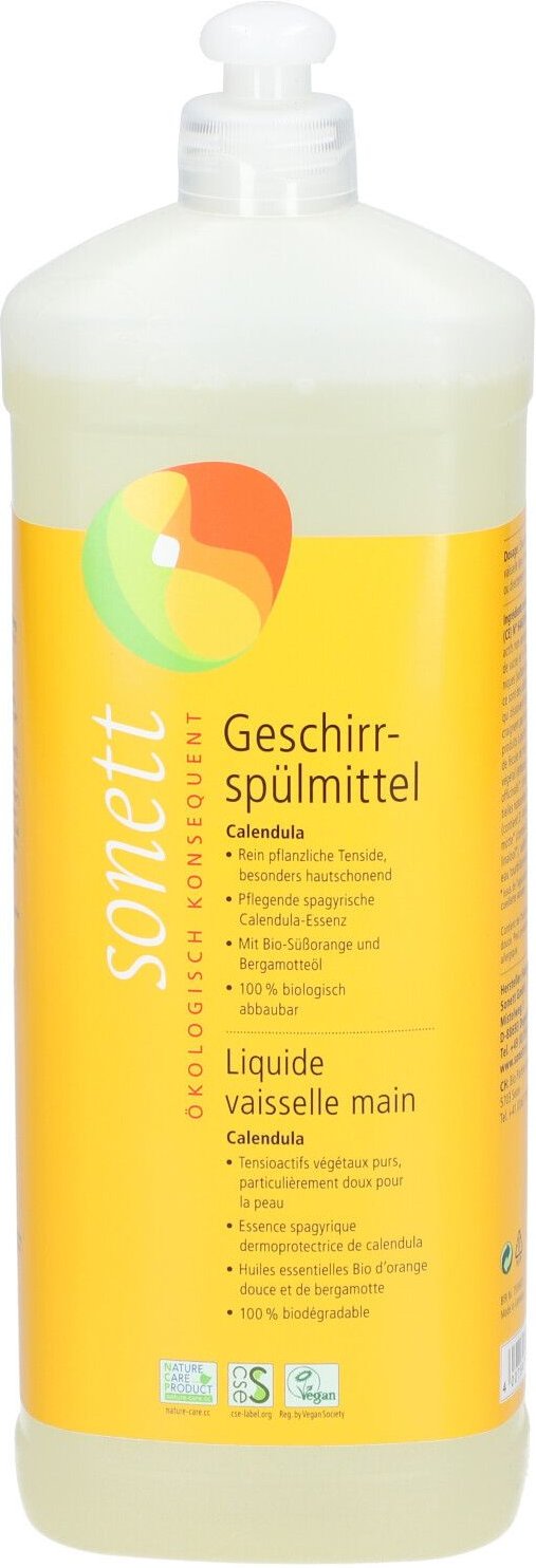 Sonett Geschirrspülmittel Calendula Nachfüll 1 lt l Reinigungsmittel