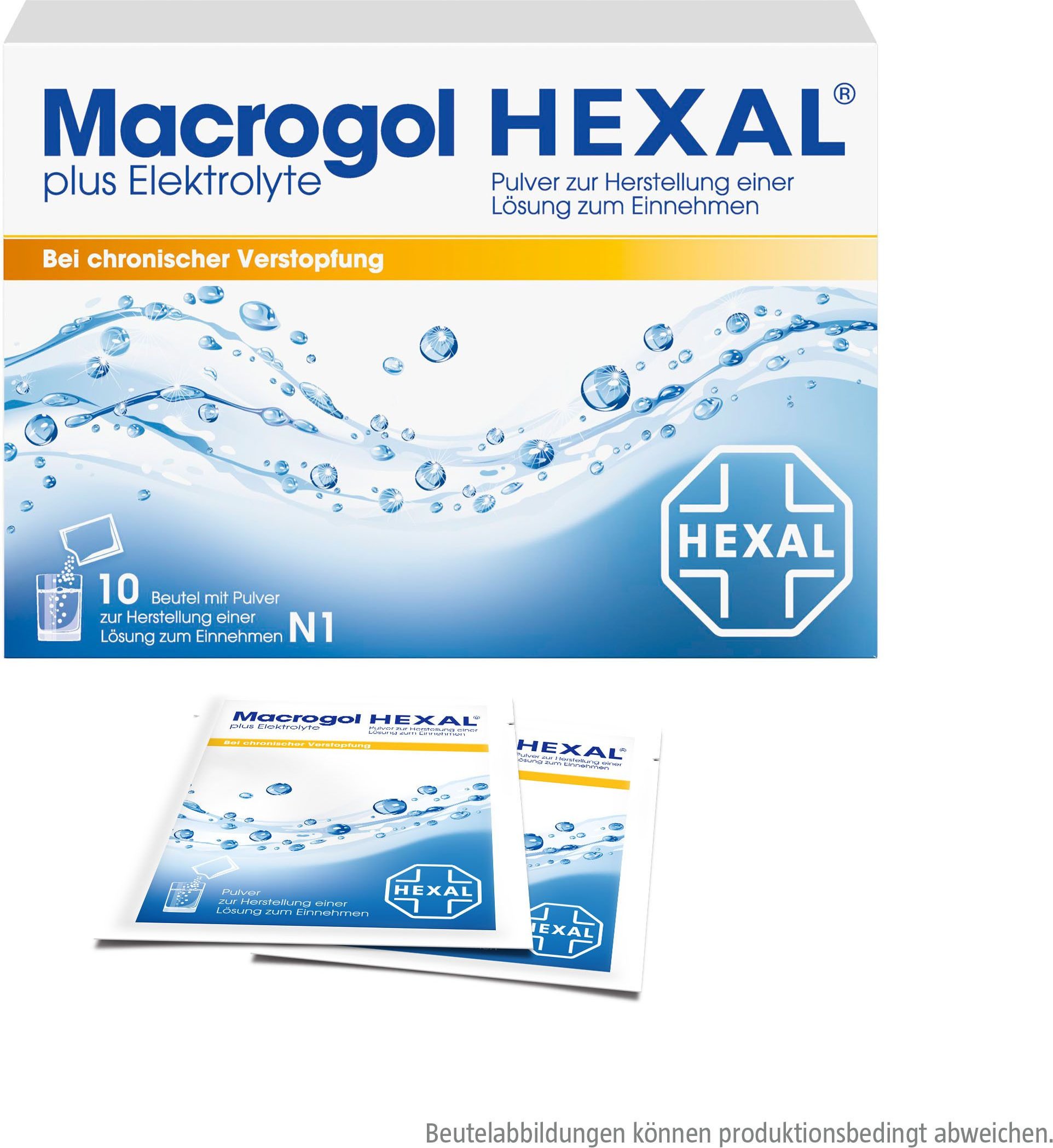 Macrogol HEXAL plus Elektrolyte Pulver