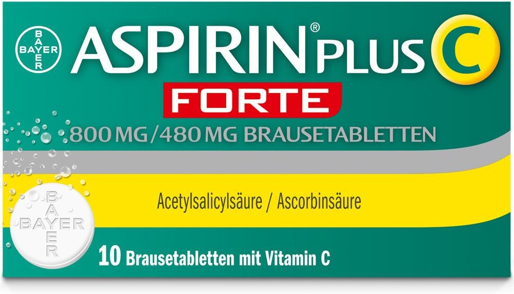 Aspirin plus C forte 800 mg / 480 mg Brausetabletten