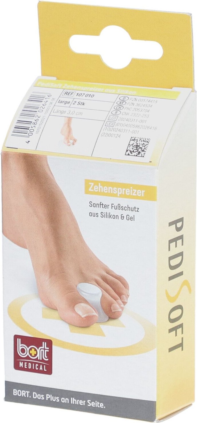 Bort PediSoft Zehenspreizer Silikon large 2 St