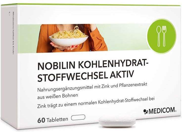 Thumbnail - Nobilin Kohlenhydrat-Stoffwechsel Aktiv Tabletten 60 St