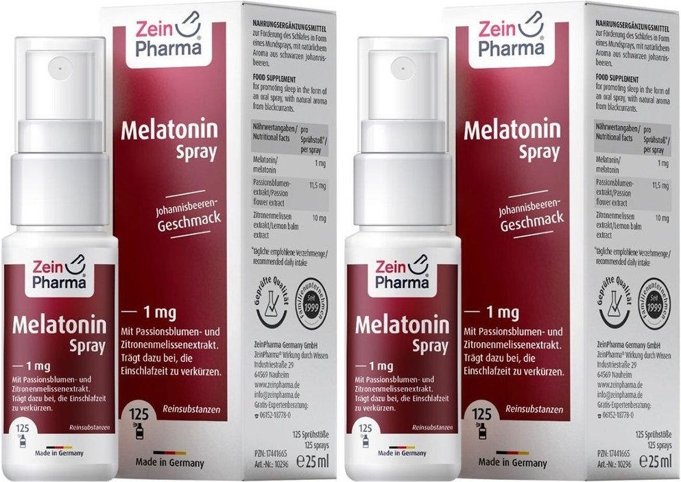 Melatonin 1 mg Spray 2x 2x25 ml