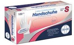 Handschuhe Einmal Latex gepudert S 100 St