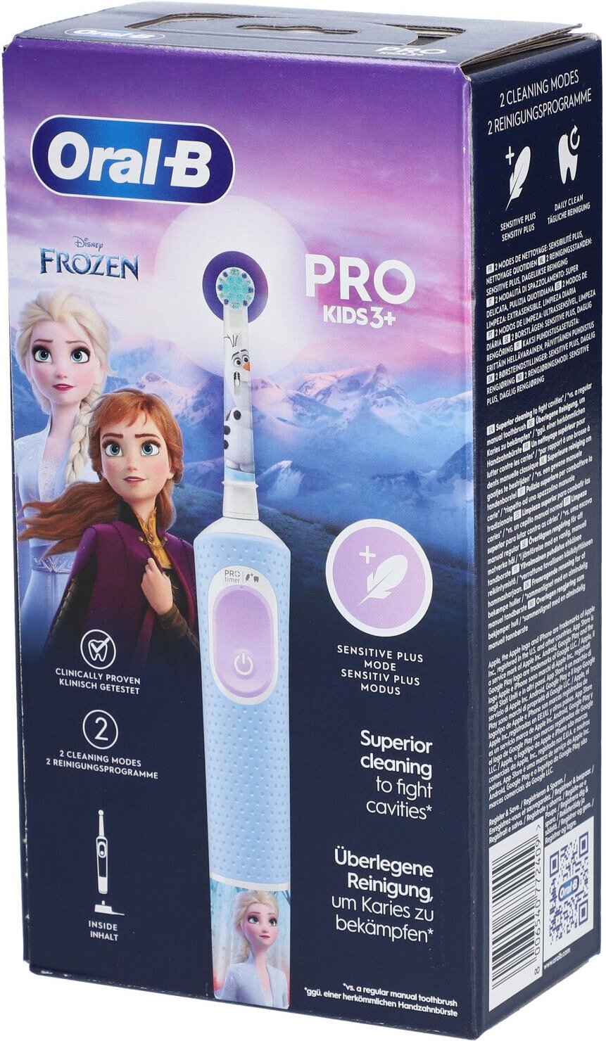 Oral-B Pro Kids 3+ Frozen 1 St Zahnbürste