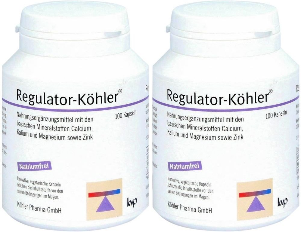 REGULATOR-Köhler magensaftresistente Kapseln 2x 2x100 St magensaftresistent