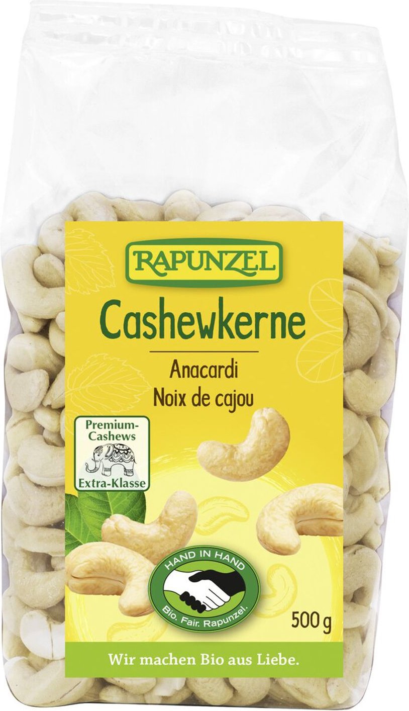 Rapunzel Bio Cashewkerne 500 g Kerne