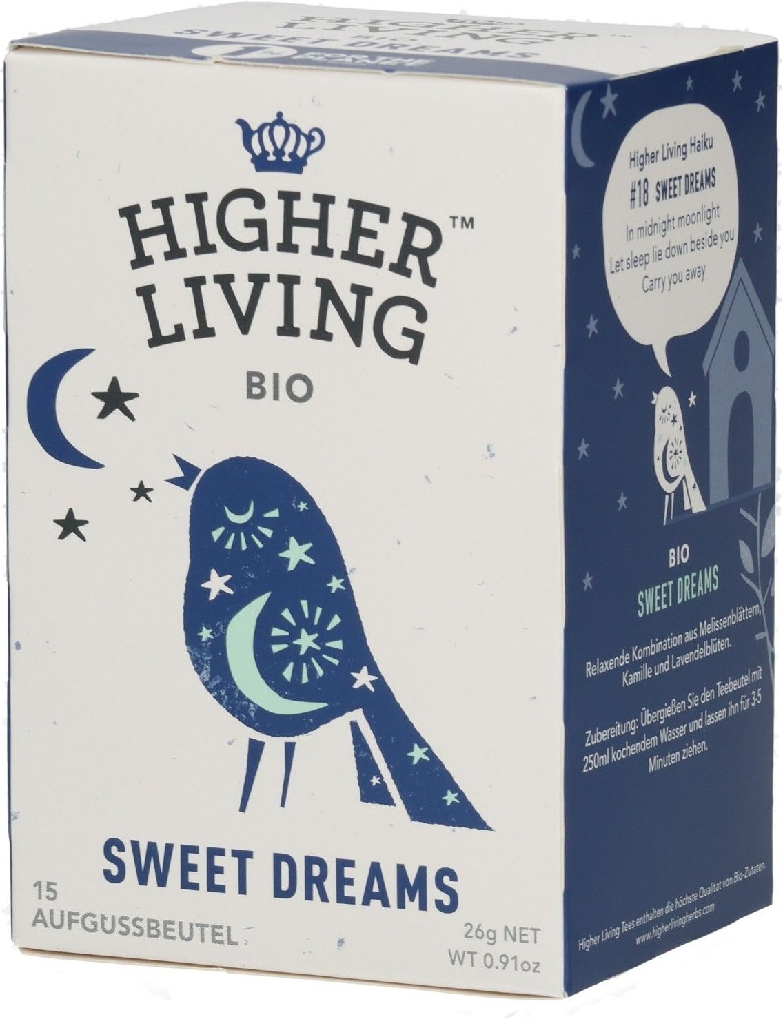 Higher Living - Sweet Dreams 26 g Filterbeutel