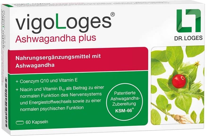 Vigologes Ashwagandha plus Kapseln 60 St