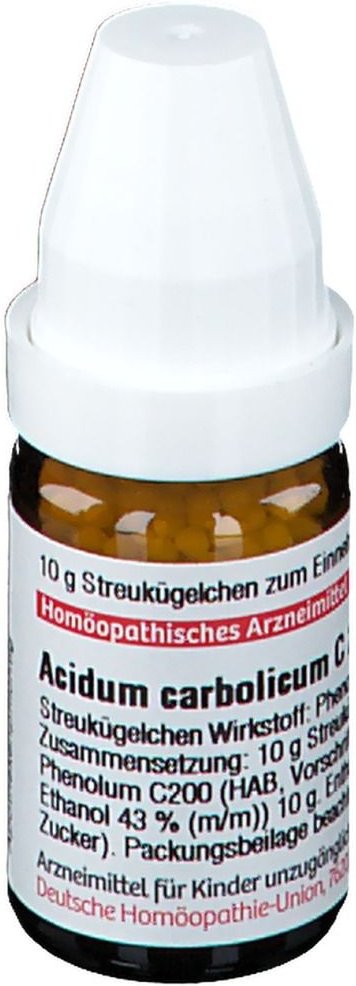 Thumbnail - Acidum Carbolicum C 200 Globuli 10 g