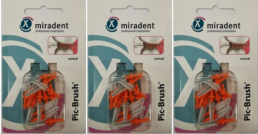 PIC Brush Ersatzb Oran KON x3 3x12 St Zahnbürste