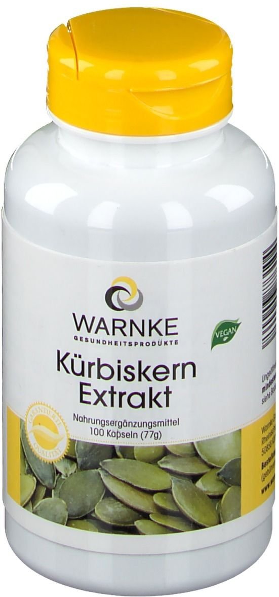 Kürbiskern Extrakt Kapseln 100 St