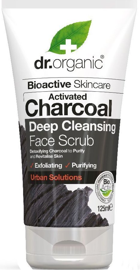 DR Organic Charcoal Scrub Viso 125 ml Peeling