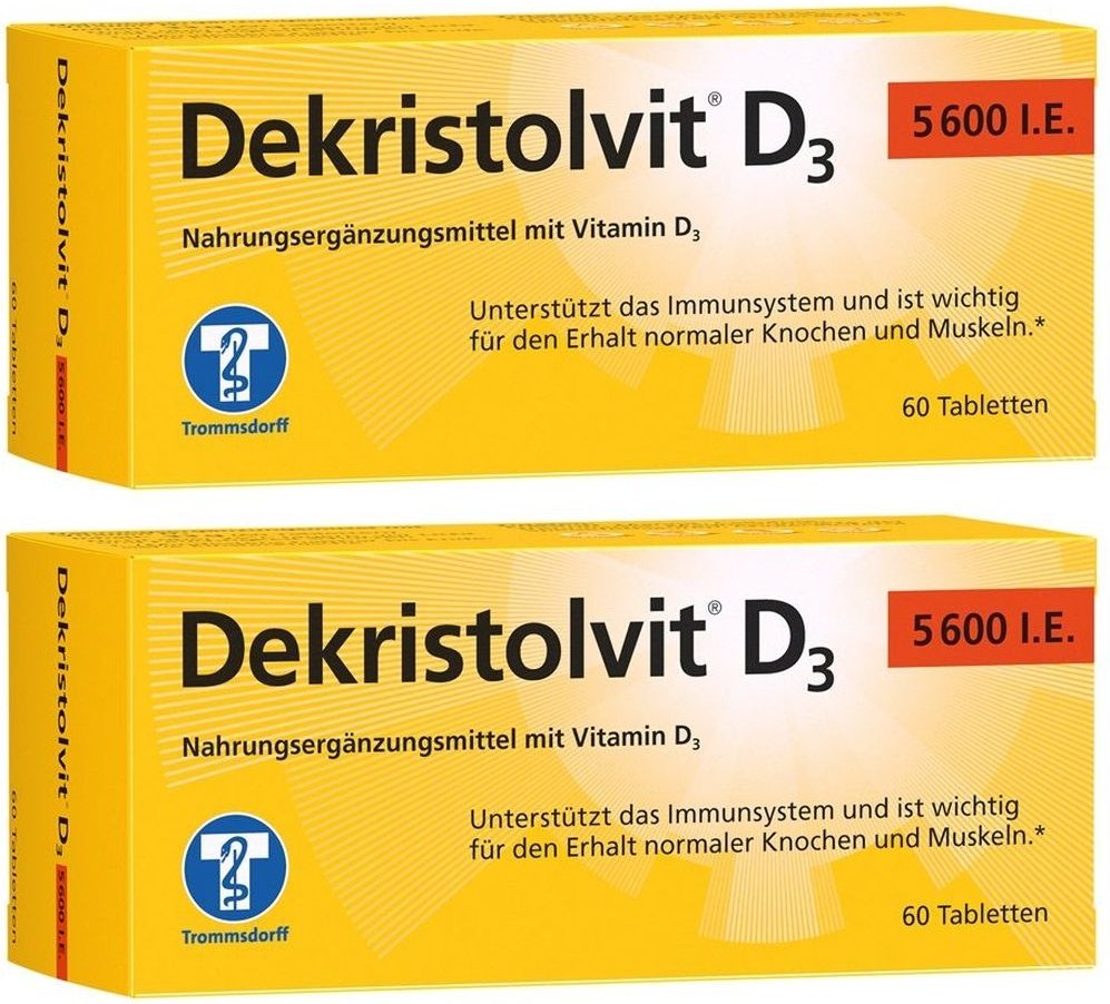 Dekristolvit D3 5600 I.e. Tabletten 2x 2x60 St